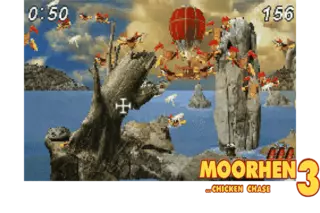 Image n° 2 - screenshots  : Moorhen 3 - the Chicken Chase!